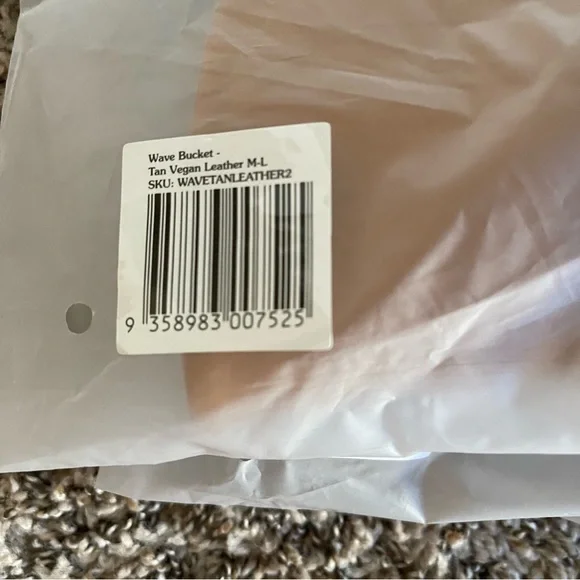 NWT Lack of Color Vegan Leather Bucket Hat in Tan - Picture 12 of 15